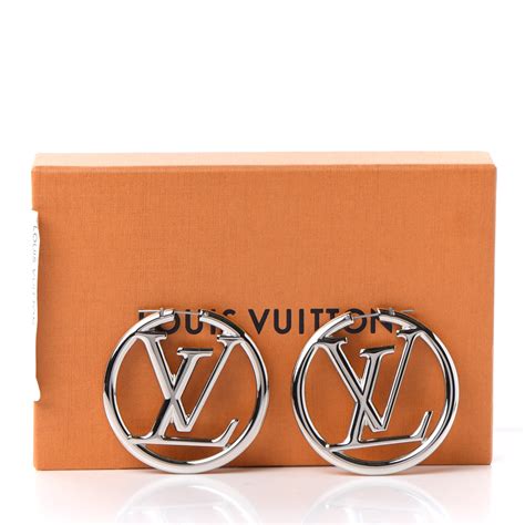 lv earrings silver|lv gardening earring.